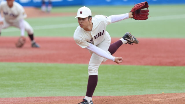 【野球】計10奪三振の完封勝利　それぞれが集大成を見せ今季最後の公式戦・早慶戦を連勝で飾る／慶大２回戦