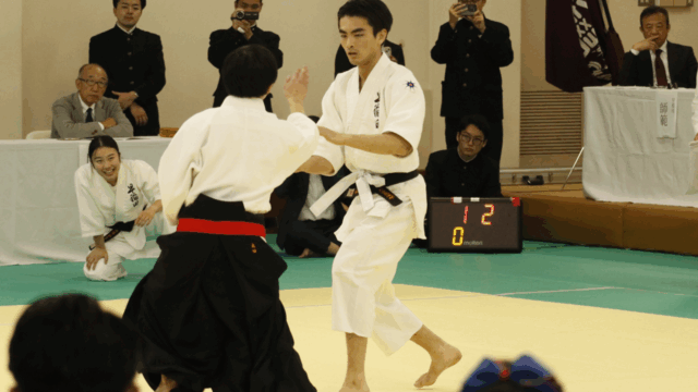 【合気道】第34回早慶定期競技会　接戦を制し、９連覇を達成