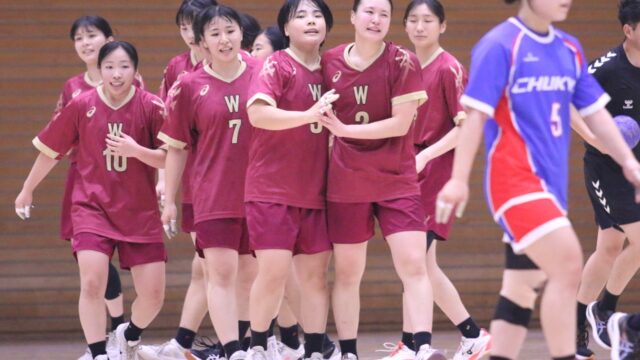 【女子ハンドボール】インカレ初戦　前半シュートに苦戦するもディフェンスで粘り勝利！