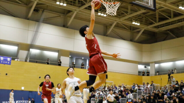 【男子バスケ】シュートタッチに苦しむも専大に辛勝　「一番やってはいけない内容の試合」