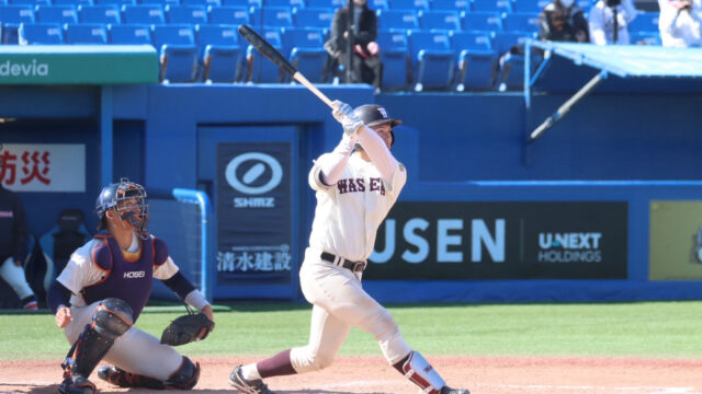 【野球】尾形のサヨナラ満塁弾でフレッシュ初戦をコールド勝ち「練習の成果」／法大戦