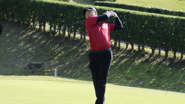 【男子ゴルフ】全国各地の強豪校と争うも苦戦を強いられ、上位には手が届かず