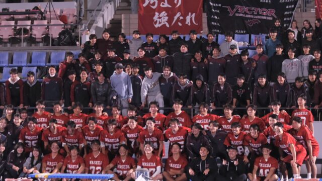 【男子ラクロス】終盤に相手を突き放した早大!幾多の激戦を勝ち抜き、２年ぶりにＢリーグ王者の座に返り咲く！