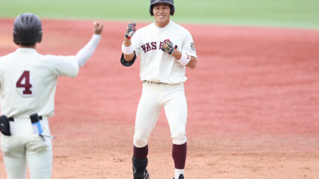【野球】小澤主将が「ワンチャンス」ものにする勝ち越し打　伊藤樹も試合つくり慶大に先勝／慶大１回戦