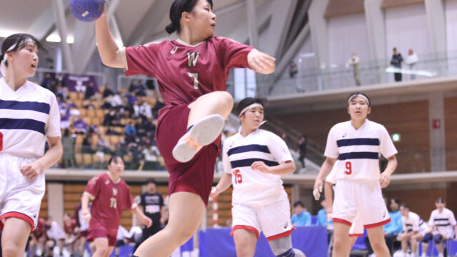 【女子ハンドボール】磐石な試合運びでインカレ2回戦突破　次戦はベスト４をかけた争いに挑む