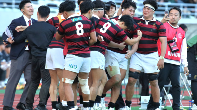 【ラグビー】関西王者・天理大との僅差のゲームを制した早大　年越しに成功した
