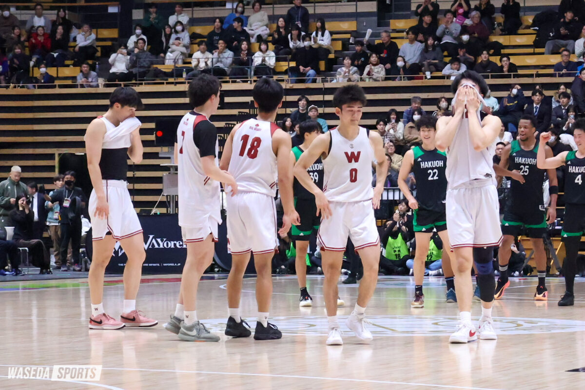 早稲田大学 体育会バスケ部 バスケットボールウインドブレーカー 男子バスケ】序盤の0－12が誤算 「Xファクター」躍動もインカレ決勝