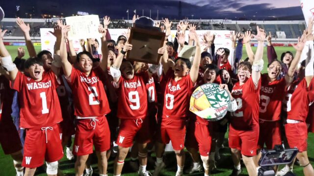 【男子ラクロス】全員でつかみ取った学生日本一！野澤組として全カテゴリー優勝という偉業を成し遂げる！