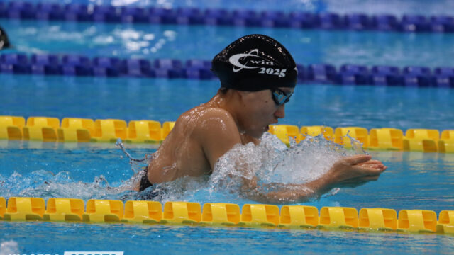 加藤が200メートルで銀メダル　国内トップスイマー集結のなか早大が存在感見せる