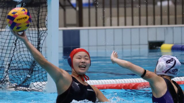 【女子水球】全員出場でつかんだ栄光　20−9でメダル獲得