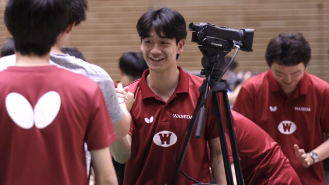 【連載】『令和７年度卒業記念特集』第17回　中島爽太／卓球男子