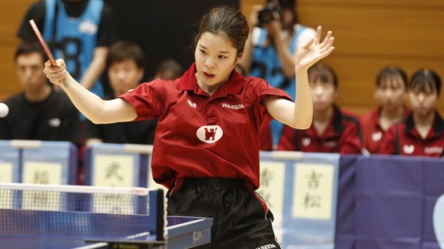 【連載】『令和７年度卒業記念特集』第19回　宮脇心和子／卓球女子