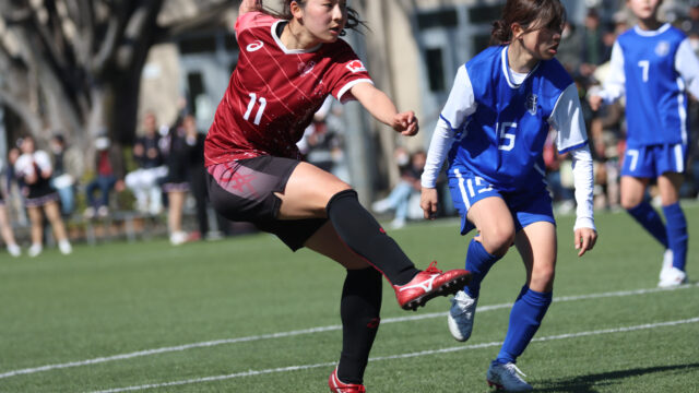 【女子サッカー】関学大相手に５発快勝　三宅が８分間でハットトリック達成