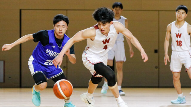 【男子バスケ】柳ヶ浦高、拓大に勝利しスプリングマッチ５連勝　城戸主将新体制、好スタートを切る