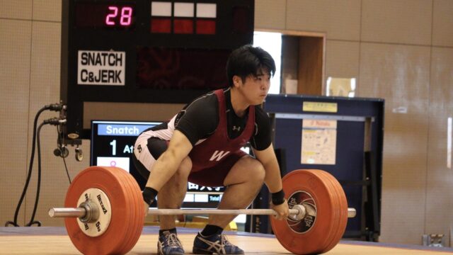 【連載】『令和７年度卒業記念特集』第41回　長谷川元基／ウエイトリフティング　