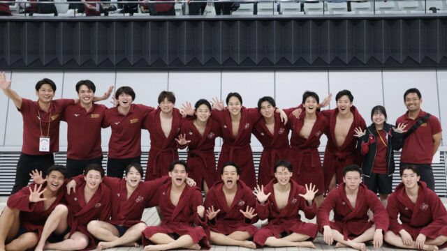 【水球男子】早慶戦連覇！　主将・加納の６得点と新星の輝きで、新チームが最高の幕開け
