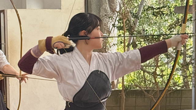 【弓道】早明定期戦敗北　課題と手応え残る一戦に