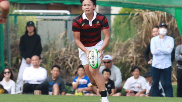 【ラグビー】春季大会初戦で筑波大に快勝　清水組の船出を白星で飾る