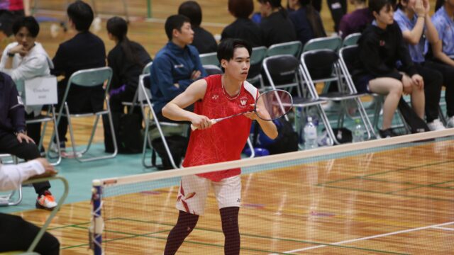 【バドミントン】春季リーグ戦２日目、女子は連敗も男子は連勝