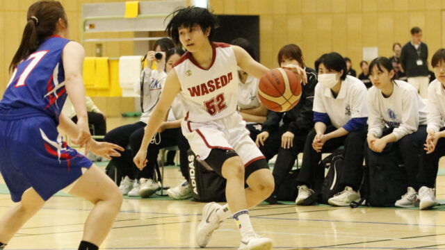 【女子バスケ】緊張の初戦を100点ゲームで大勝！　春の王座へ好発進