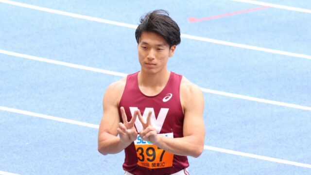【競走】水野が男子100メートルで早大16年ぶりの優勝を達成！／関東インカレ１日目、２日目