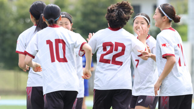 【女子サッカー】電光石火の先制点から一挙３得点で勝利／東京国際大戦