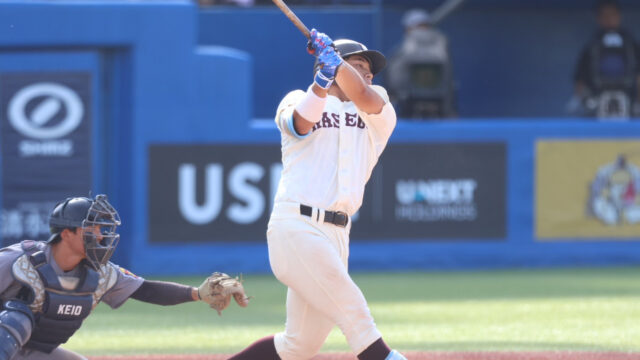 【野球】「人生に１度きりの天覧試合なので」德丸快晴選手試合後インタビュー／慶大２回戦