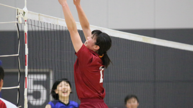 【女子バレーボール】好調のストレートで神奈川大に勝利