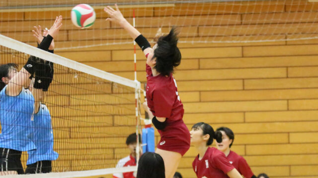 【女子バレーボール】粘り見せるも山梨学院大に敗戦　春リーグ最終戦を白星で飾れず