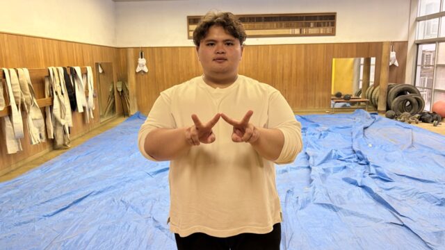 【相撲】東日本選手権大会前　主将インタビュー