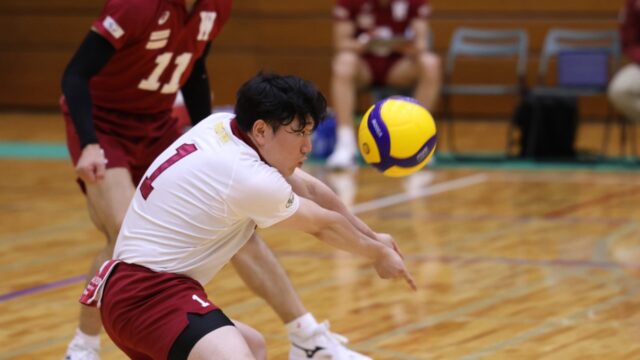 山場となる一戦　雰囲気良く戦い中大にストレート勝利