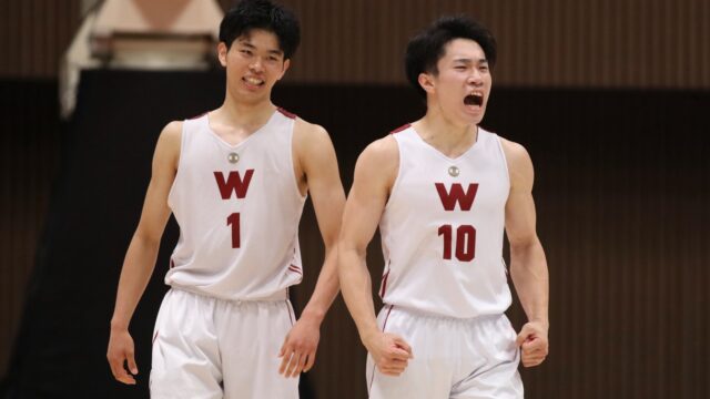 【男子バスケ】因縁の相手・白鷗大に悲願の勝利　新人戦初優勝に王手