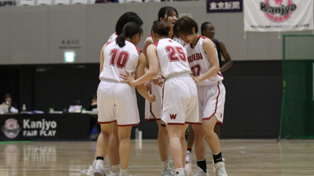 【女子バスケ】西尾が７本の３Ｐを決める活躍も、勝利にはあと一歩届かなかった