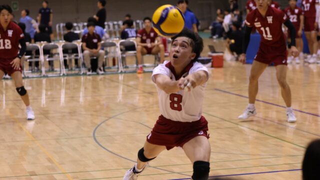 【男子バレー】春の雪辱を果たして筑波大に勝利し決勝の舞台へ
