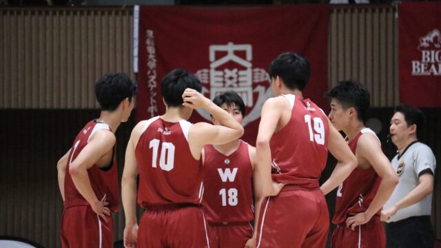 【男子バスケ】王者・東海大を前に　初優勝逃す