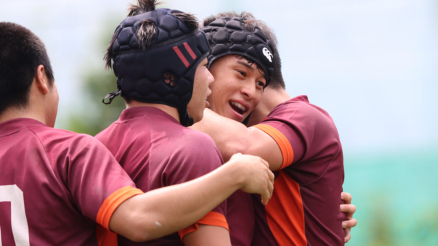 【ラグビー】２年ぶりの白星　明大新人に完封勝利を収める