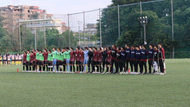 【女子サッカー】５年ぶりに行われた関カレ「早慶戦」を制す／慶大戦