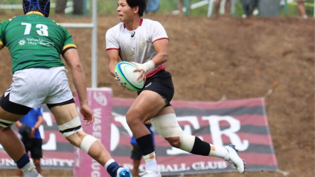 【ラグビー】菅平合宿初戦　総力戦で関大を撃破