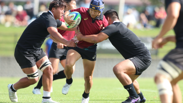【ラグビー】ラスト10分の逆転劇　29ー28で粘り勝ち