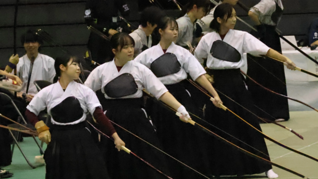 【弓道】インカレ団体戦　男女とも予選敗退　悔しさ残る結果に