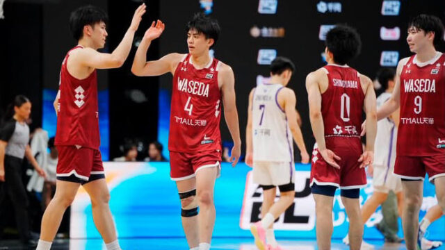 【男子バスケ】清華大にリベンジ達成　早大バスケがアジア３位に輝く！