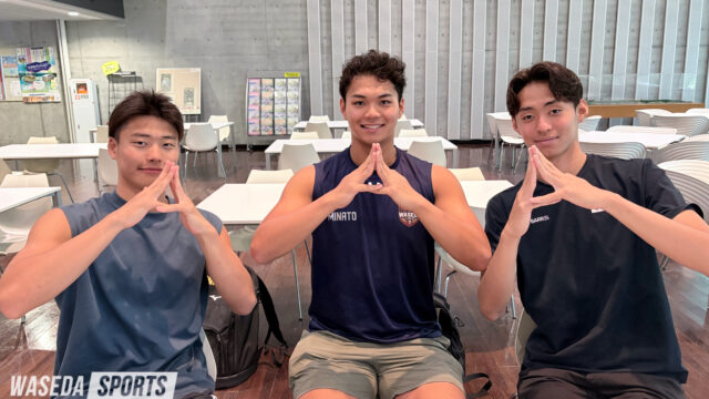【連載】競泳　インカレ2026　直前対談 『紡』第5回 松下湊×添田重樹×塩田直也　（8/28）