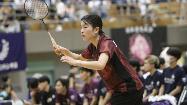 【バドミントン】男子は３連勝、女子は初黒星／秋季リーグ戦３日目