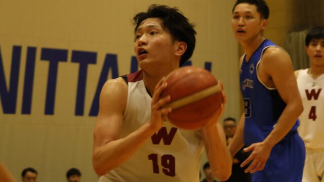 【男子バスケ】下山復帰で速さ取り戻す　２点差で国士舘大に勝利し８勝目