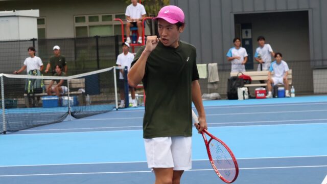 【庭球】筑波大との全勝対決を制し、優勝を決める！　／筑波大戦