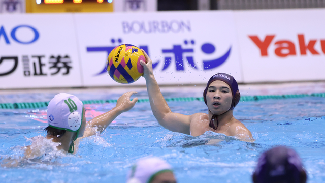 【水球男子】インカレ初戦　メンバーを入れ替えながら沖縄大に快勝