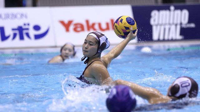 【水球女子】インカレ初戦　国士舘大にコールド勝ちで準決勝に進む