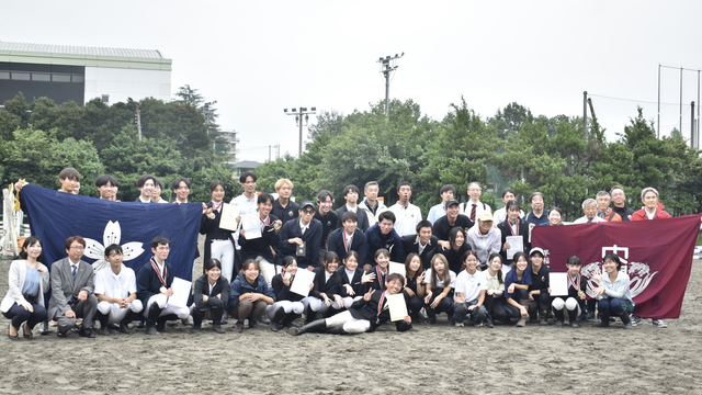 【馬術】伝統の早学戦　実施４競技で早大が全勝！