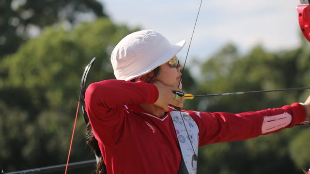 【女子アーチェリー】古庄が惜しくも入賞逃し９位　悔しさ残るインカレ