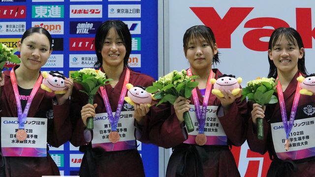 【競泳】松崎りんが自由形2冠達成！　女子メドレーリレーでは内田さくらが見事な追い上げで銅メダル獲得